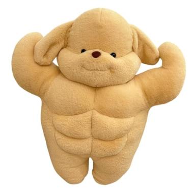 Imagem de Milageto Brinquedo de pelúcia para cachorro muscular, animais de pelúcia, figuras de pelúcia para sofá, carro, quarto