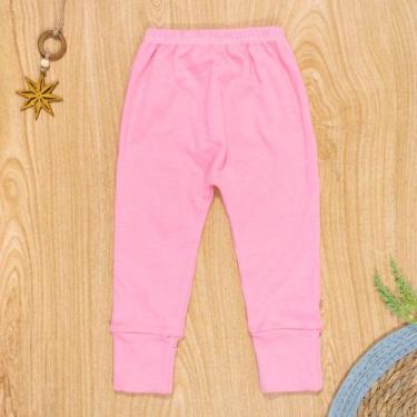 Imagem de Calça Bebê Algodão Suedine com Pé Reversível - Era Uma Vez, Rosa claro