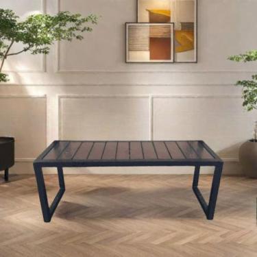 Imagem de BANCO DE AÇO MADEIRA ESTILO INDUSTRIAL BA03 Informar cor da estrutura 