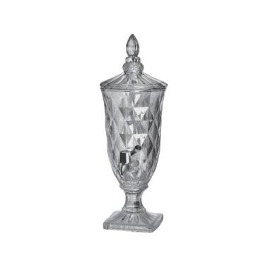 Imagem de Suqueira Vidro Geometric 1,8 L - Niazitex, Prata