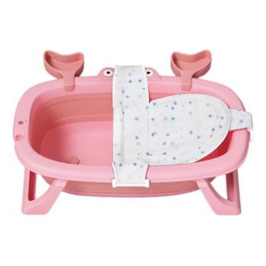Imagem de Banheira Retrátil Infantil C/ Rede Para Banho Seguro E Calmo - Tibaby,
