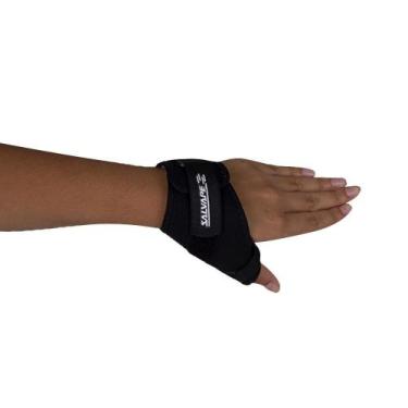 Imagem de Tala Funcional Curta Para Polegar Esquerdo 431 Salvapé M - Salvape