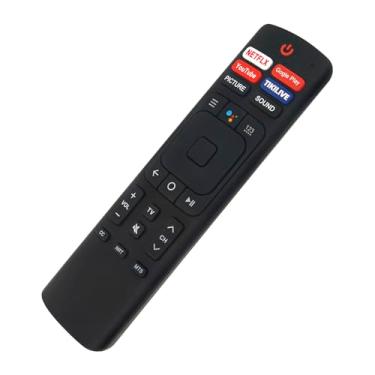 Imagem de Controle remoto infravermelho de substituição ERF3B69 compatível com Smart TV Android Sharp/Hisense ERF3A69 EFR3C69 ERF3B69S ERF3A69S ERF3R69H ERF3I69H ERF3N69H ERF3F69V ERF3I69V W9HBRCB0006 BRCB0000