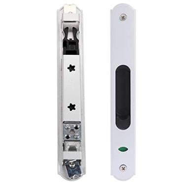 Imagem de KIMISS Moderno de Travamento único de Trava para Portas e Janelas de Vidro Deslizantes - Aço Inoxidável e Liga de Zinco - Instalação Fácil e Hardware de Segurança Confiável