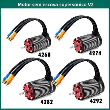 Imagem de Motor Sem Escova De Alta Potência Para Carro 1/8 1/7 RC Traxxas Compat