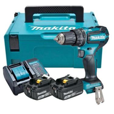 Imagem de Parafusadeira Furad 18V DHP485Z 2 Baterias 3Ah MAK-PAC Makita