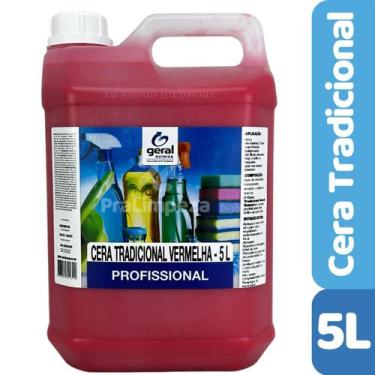 Imagem de Cera Tradicional Com Carnaúba Para Pisos 5 Litros Cor Incolor ou Verde