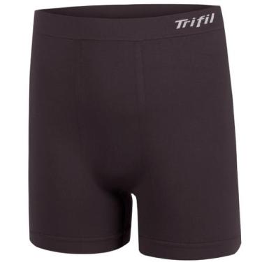 Imagem de Cueca Boxer Box Plus Size Trifil Sem Costura Cintura Elástica Poliamid