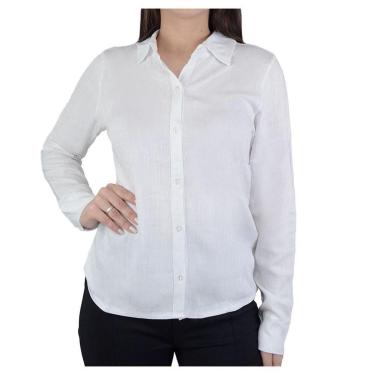 Imagem de Camisa Feminina Giraffe ML Branca - 32540-Feminino
