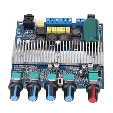 Imagem de Domary Subwoofer Amplificador Placa HiFi High Power 2.1 Amplificador de Canal Com Treble and Bass Control DC 12-24V, para de áudio Doméstico