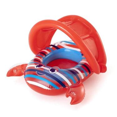 Imagem de Boia Bote infantil de caranguejo Bestway Vermelha Nautika