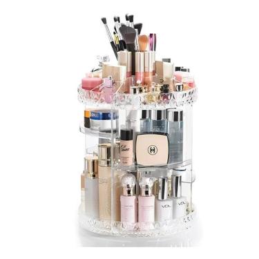 Imagem de Suporte Organizador Cosméticos Maquiagem Perfume giratório - ZEM