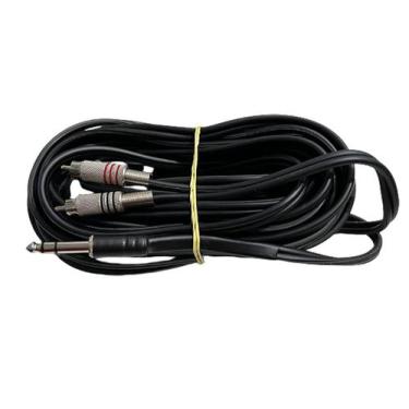 Imagem de Cabo P10 2 Rcas Metal Mesa Amplificador 20 Metros - Brucceshop