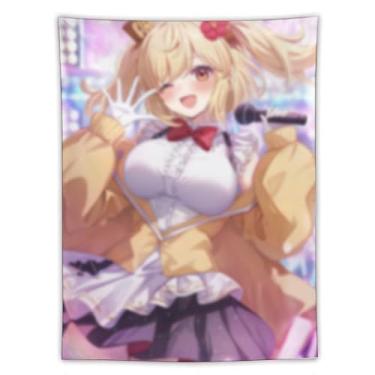 Imagem de LIEGBMEU Tapeçaria Sexy Hot Anime Girl 152.4 cmx203.2 cm Wall Quilt Art Whimsical Tapestry DecorationAF186