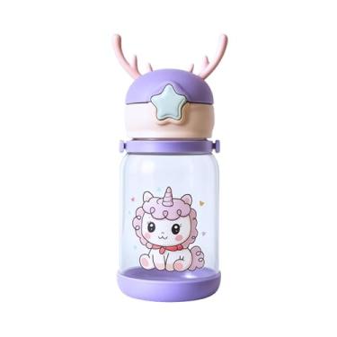 Imagem de Garrafa Infantil Alce 600ml Cor Lilás Com Alça