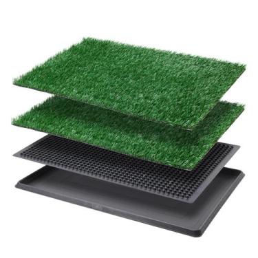 Imagem de Dog Grass Pad LOOBANI com bandeja para apartamento e pátio