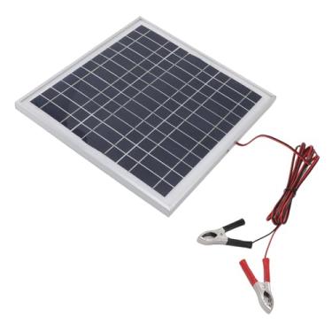 Imagem de Sonew Painel Solar Portátil de 50W, Moldura de Alumínio Monocristalino Solar Painel Solar Com Cabos de 9,8 Pés DC 18V Clipes de Bateria Vermelha e Preta para Camping de Trailer