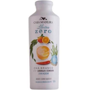 Imagem de Chá casa madeira branco zero açúcar laranja e cenoura 500ml