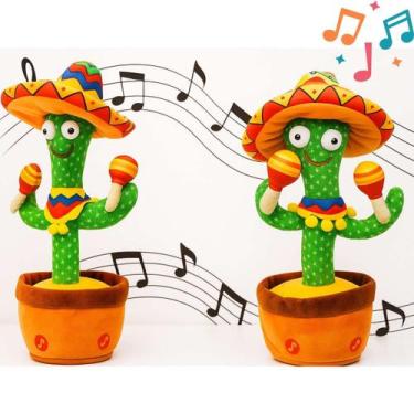 Imagem de Cacto Infantil Dançante Musical Brinquedo Para Menino Entrega Rapida -