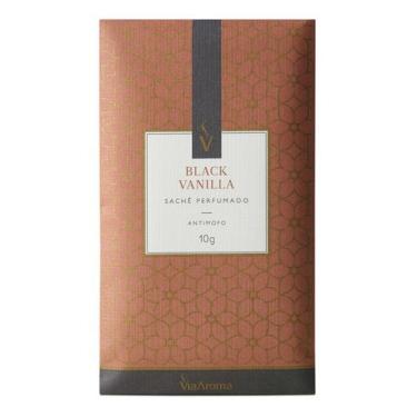 Imagem de Kit 10 Sachês Perfumados Via Aroma 10g Guarda-roupa Armarios, BLACK VA
