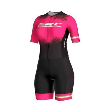 Imagem de Macaquinho Feminino Ciclismo Ert Pink Power Forro Gel-Feminino
