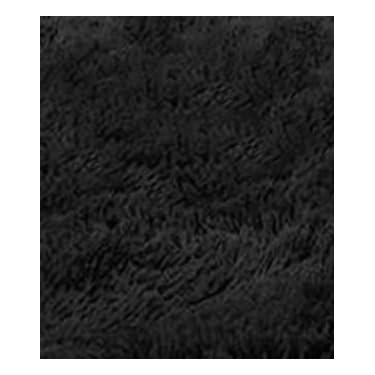 Imagem de Tapete 2,00 x 3,00 Peludo Felpudo Sala e Quarto Antiderrapante(Preto Liso)