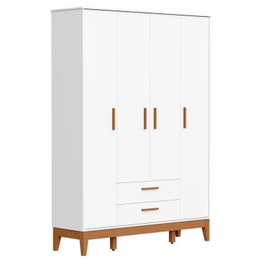Imagem de Guarda Roupa Infantil Flip 4 Portas e 2 Gavetas - Reller Móveis