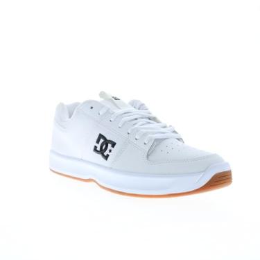 Imagem de DC Lynx Zero Tênis de skate masculino casual, Branco/Goma de Mascar, 5
