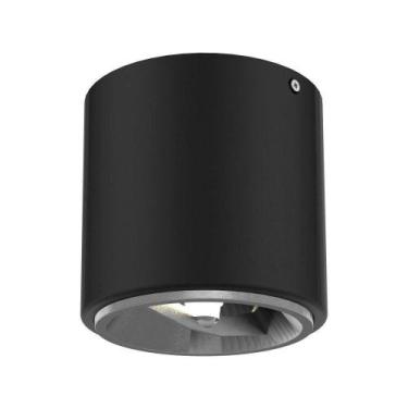 Imagem de Spot De Sobrepor Cannon Ar111 Redondo Taschibra Preto