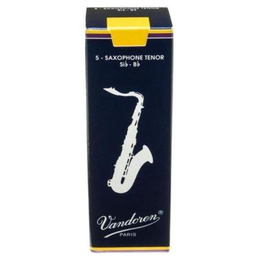 Imagem de Palheta Tradicional Saxofone Tenor 2 Vandoren Sr222 - Cx / 5