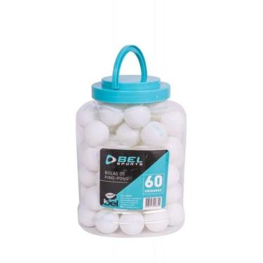 Imagem de Kit bolinhas de ping pong 60 unidades - Bel Sports