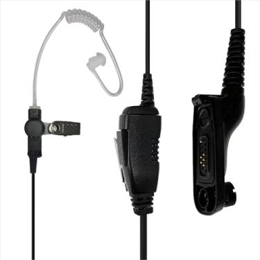 Imagem de MONICONA Fone de ouvido APX1000 XPR6550 com microfone compatível com rádios Motorola XPR7580e XPR7350 APX6000 APX7000 APX8000 XPR7550 XPR7550e, fone de ouvido de tubo acústico transparente com