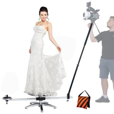 Imagem de DIFESURO Plataforma Giratória Grande Para Fotografia De 360 Graus, Câmera Com Carga 440 Lb Cineastas/Videógrafos, Filmagem Vídeo Vestido, Publicidade Comercial Épica/Música Mv - Lenta E Bullet-Time