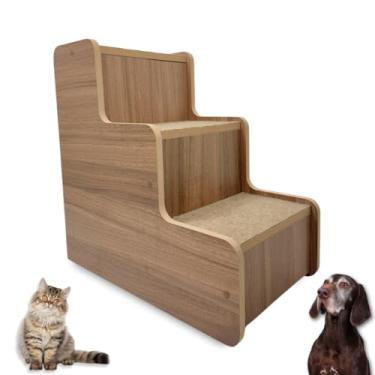 Imagem de Escada Cachorro Reforçado MDF 15mm Suporta 45kg Exclusivo Seguro Premium Escada Pet