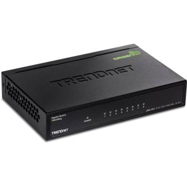 Imagem de Switch de Rede Ethernet TRENDnet, 8 Portas Gigabit GREENnet, 8 x 10-100-1000 Mbps, 16 Gbps, Proteção Vitalícia