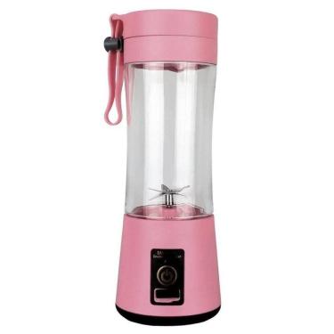 Imagem de Mini Liquidificador Portátil Recarregável Usb 4 Lâminas 380