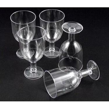 Imagem de Taça Acrílico Doces Bebidas Cristal 50ml Branco 40 Peças