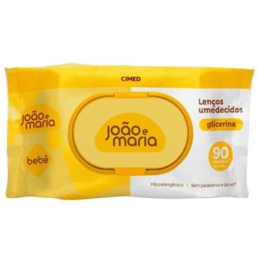Imagem de Lenço Umedecido João e Maria Glicerina 90 Unidades Cimed