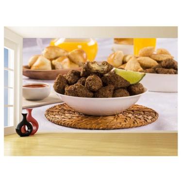 Imagem de Papel De Parede Alimentos Salgados Coxinha Bar 3,5M Al507