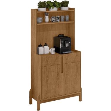 Imagem de Aparador Cantinho Cafe 50525 2 Portas 81cm Cedro DCASA