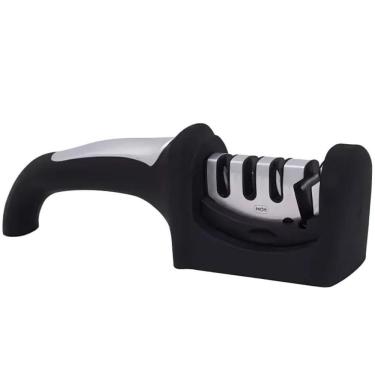 Imagem de Afiador Amolador De Facas E Tesouras 4 Em 1 - 003899 Mor