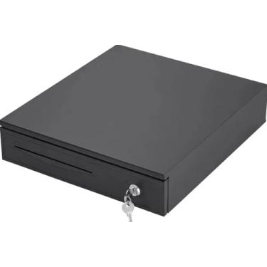 Imagem de Gaveta Dinheiro Caixa de Dinheiro Registradora Comercial com Botão de Acionamento e Chave