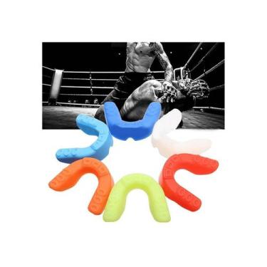 Imagem de Protetor bucal de silicone para esportes de contato e choques - Lightb