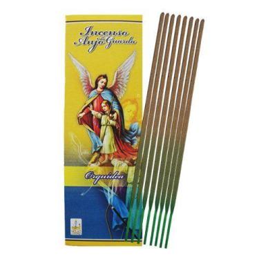Imagem de Incenso em Vareta do Anjo da Guarda com Aroma de Orquídea - Casa da Mã