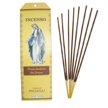 Imagem de Incenso em Vareta de Nossa Senhora das Graças com Aroma de Patchouli -