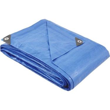 Imagem de Lona De Polietileno Azul 7 M X 5 M Vonder