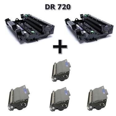 Imagem de Kit 2xCartucho Cilindro + 4 Cartucho Toner Dr3302 Hl5452 Dcp8112 Dcp81