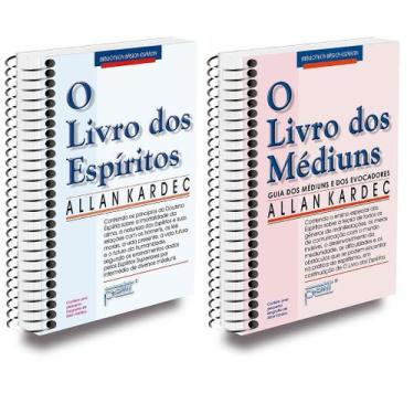Imagem de Kit O Livro dos Espíritos e O Livro dos Médiuns - Edição Espiral - PET