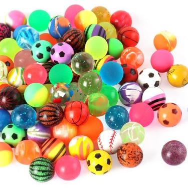 Imagem de Bouncy Balls Pllieay, 50 peças de cores variadas para festas infantis