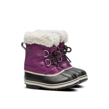 Imagem de Sorel Bota juvenil unissex Yoot PAC Nylon impermeável, Roxo Wild Iris Dark Plum, 9